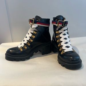 Gucci Lace Up Boots